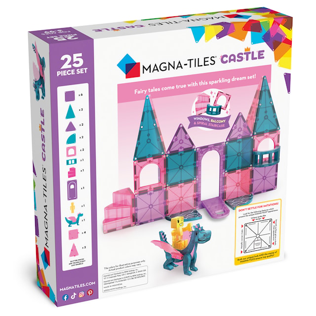 Produktbilde 7 for Slott 25 bitar Magna-Tiles