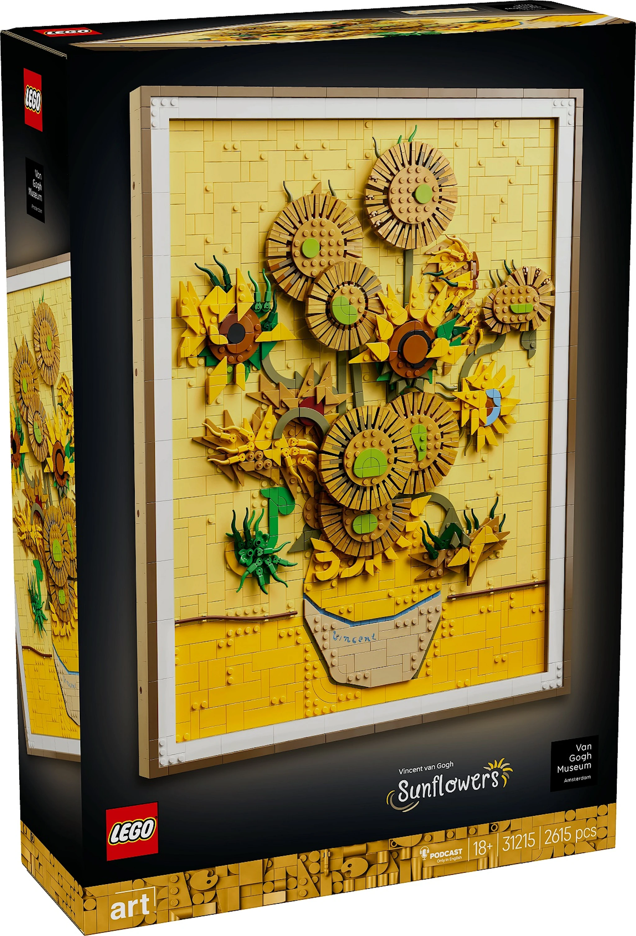 Tuotekuva ille Vincent van Gogh – Auringonkukkia LEGO® ART (31215)