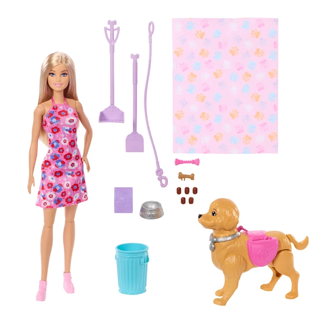 Walk And Potty Barbie Malibu Leikkisetti Barbie