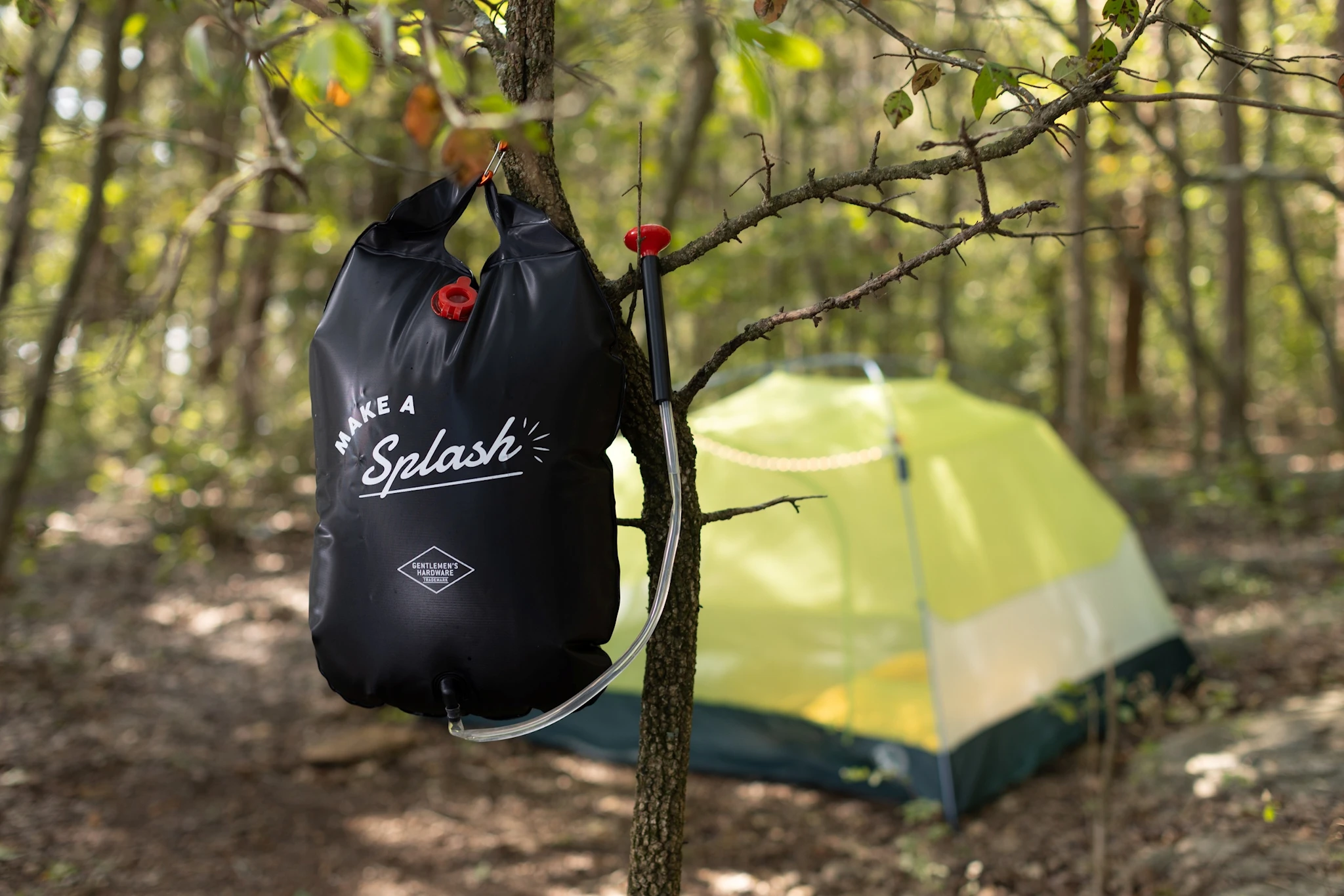 Produktbilde for Bærbar campingdusj Solar oppvarmet