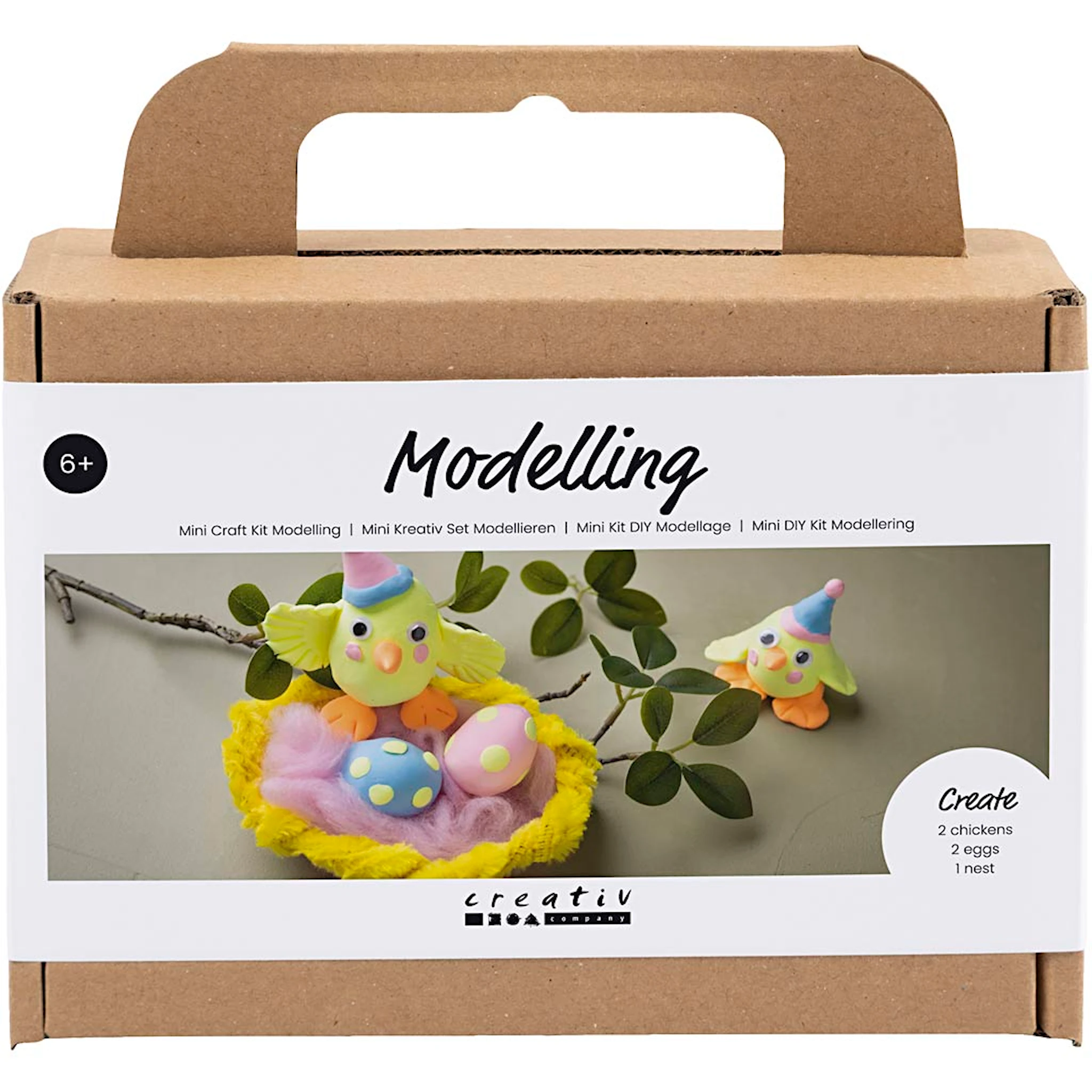 Produktbild för Skapa Påskkycklingar i modellera Creativ Company