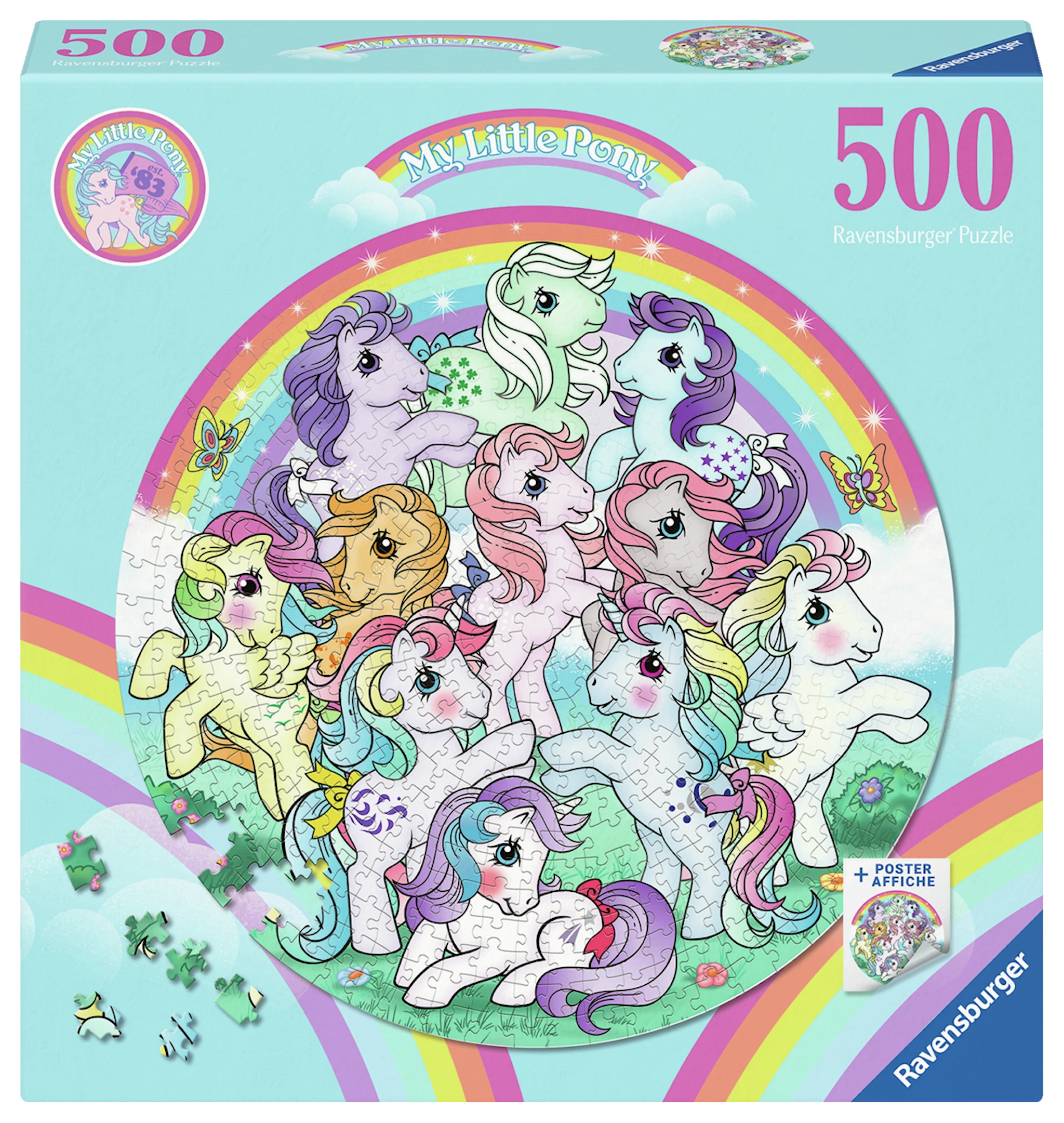 Produktbilde for My Little Pony Puslespill 500 Brikker Ravensburger