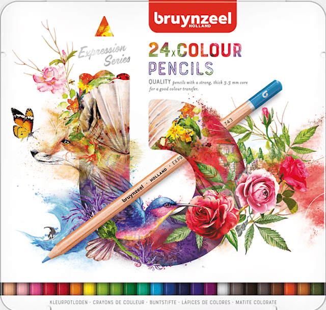 Produktbilde 1 for Bruynzeel Expression Fargeblyanter 24-sett