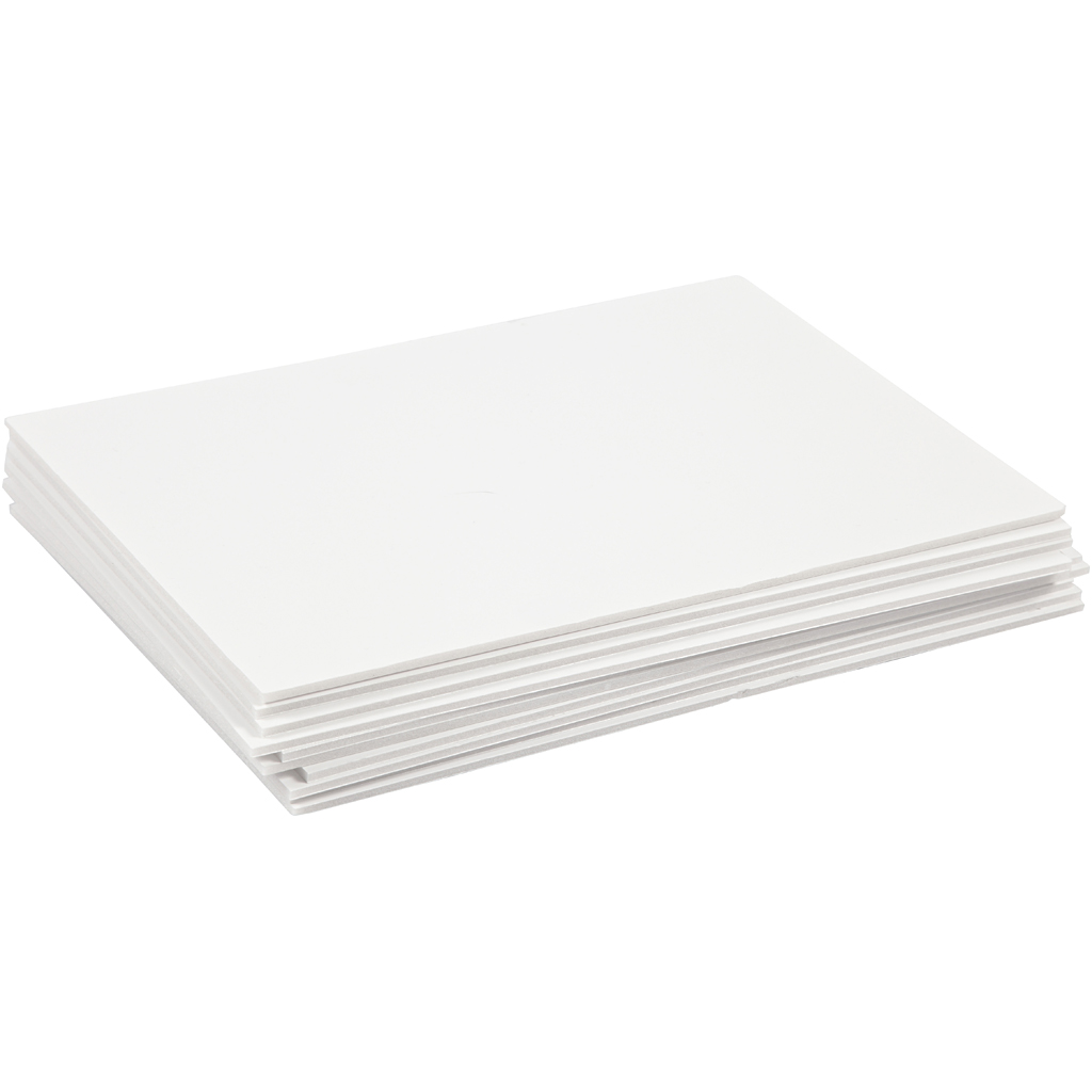 Skumkartong Vit A4 tjocklek 3 mm 10-pack