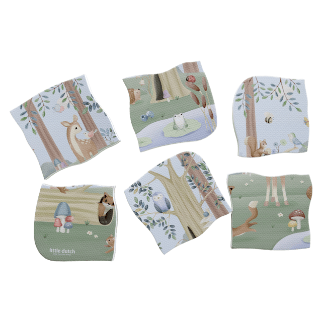 Produktbilde 2 for Forest Friends Badeleke Puslespill Little Dutch
