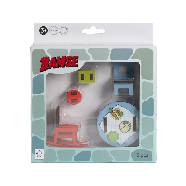 Produktbild 2 för Dockhusmöbler Kök Bamse