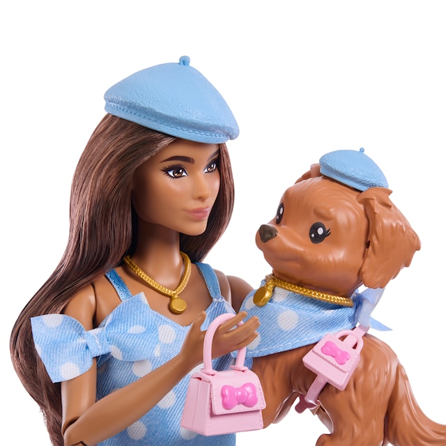 Produktbilde 3 for Barbie Twinning Looks Motedukke og Kjæledyr Lyseblå