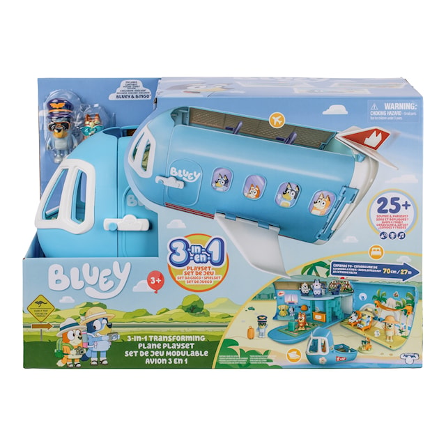 Tuotekuva 1 - Blueyn 3-in-1 lentokoneleikkisarja Bluey