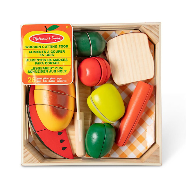 Tuotekuva 2 - Hedelmien ja vihannesten kaiverrus puinen Melissa & Doug