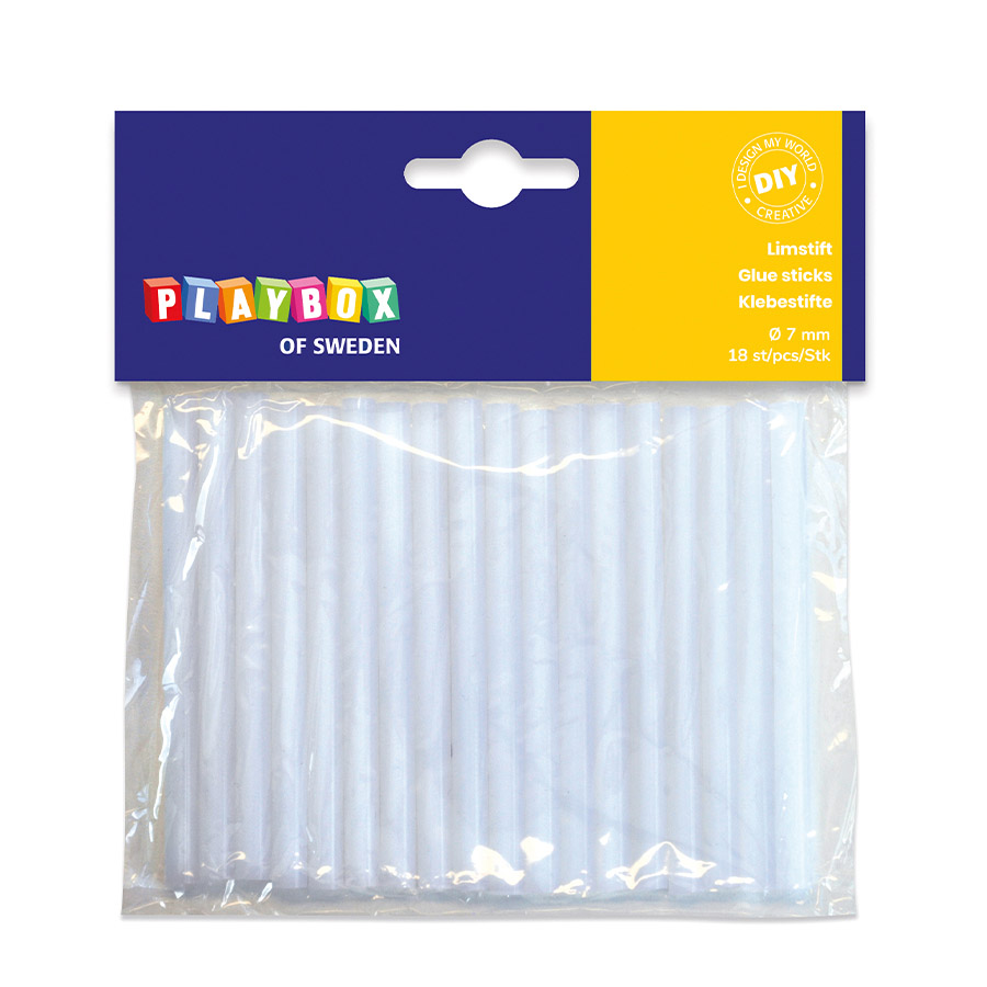 Limstift Ø 7 mm 18-p, Playbox