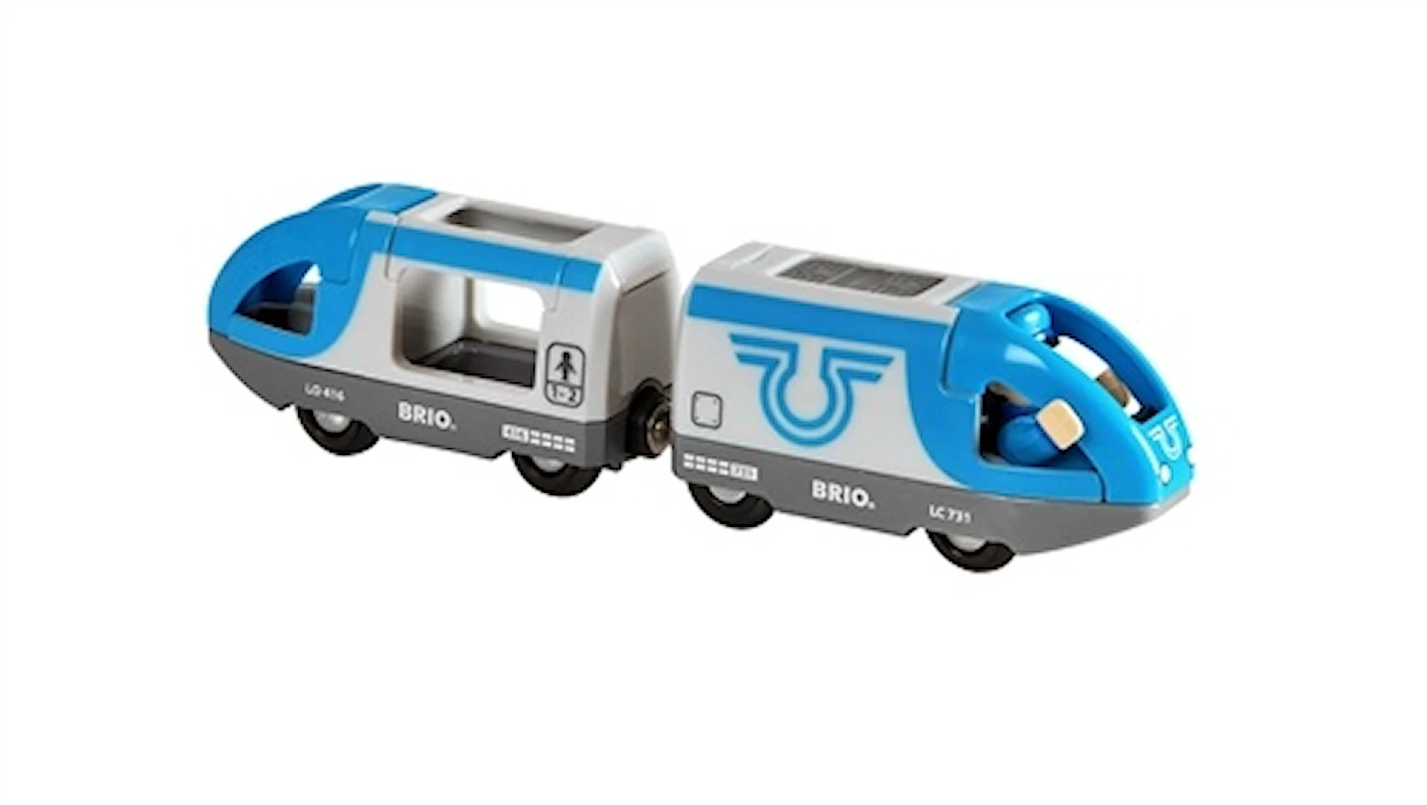 Produktbild för Batteridrivet Passagerartåg, Brio Träjärnväg