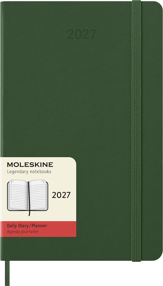 Classic Hard 12M Daily Large Myrtle Green 2027 Moleskine