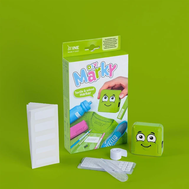 Stämpel Namnmärkning Grön Marky DIY COLOP