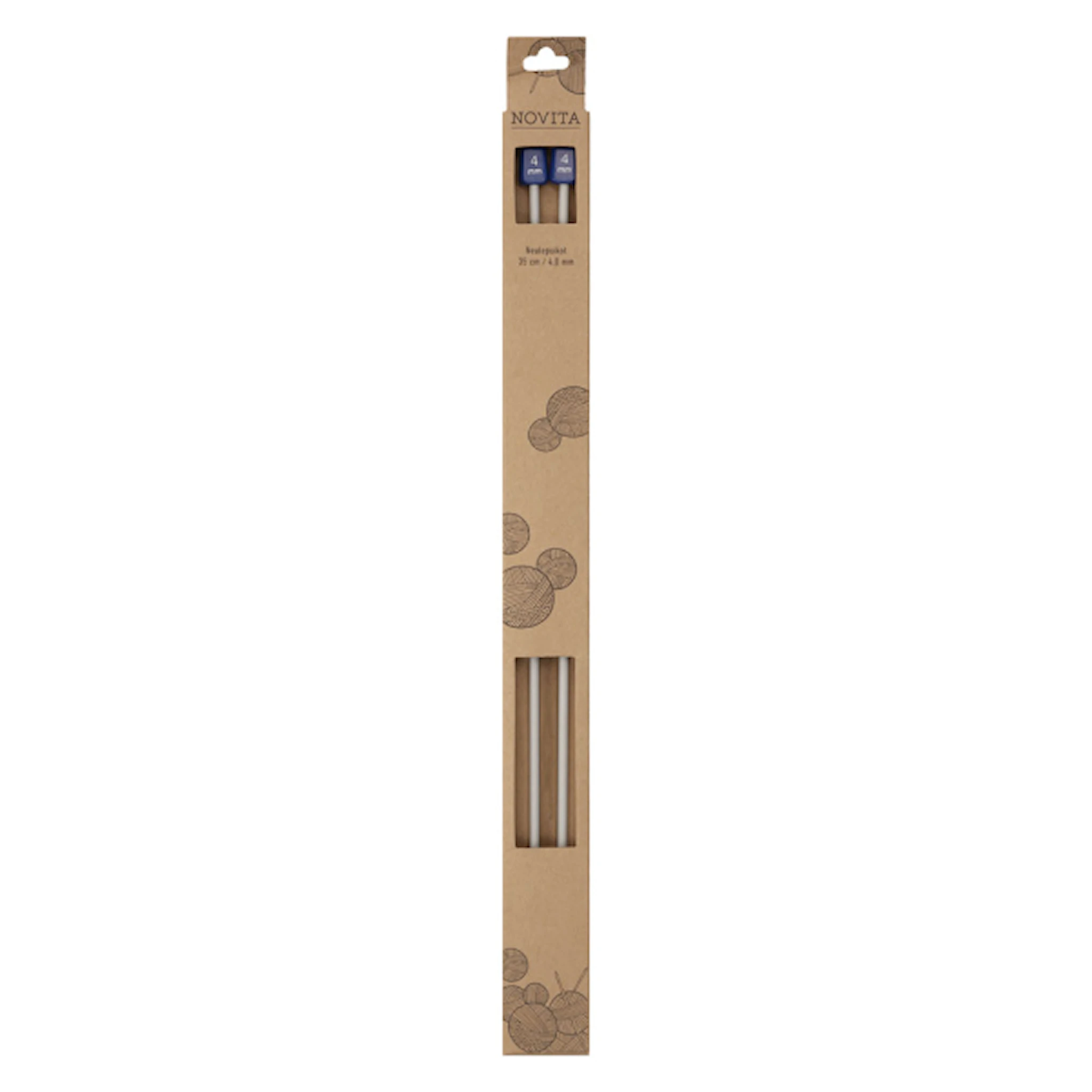 Produktbild för Stickor Plast 35 cm 8.0 Novita