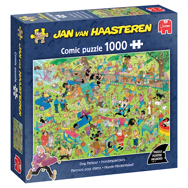 Jan van Haasteren Dog Parcour Pussel 1000 bitar