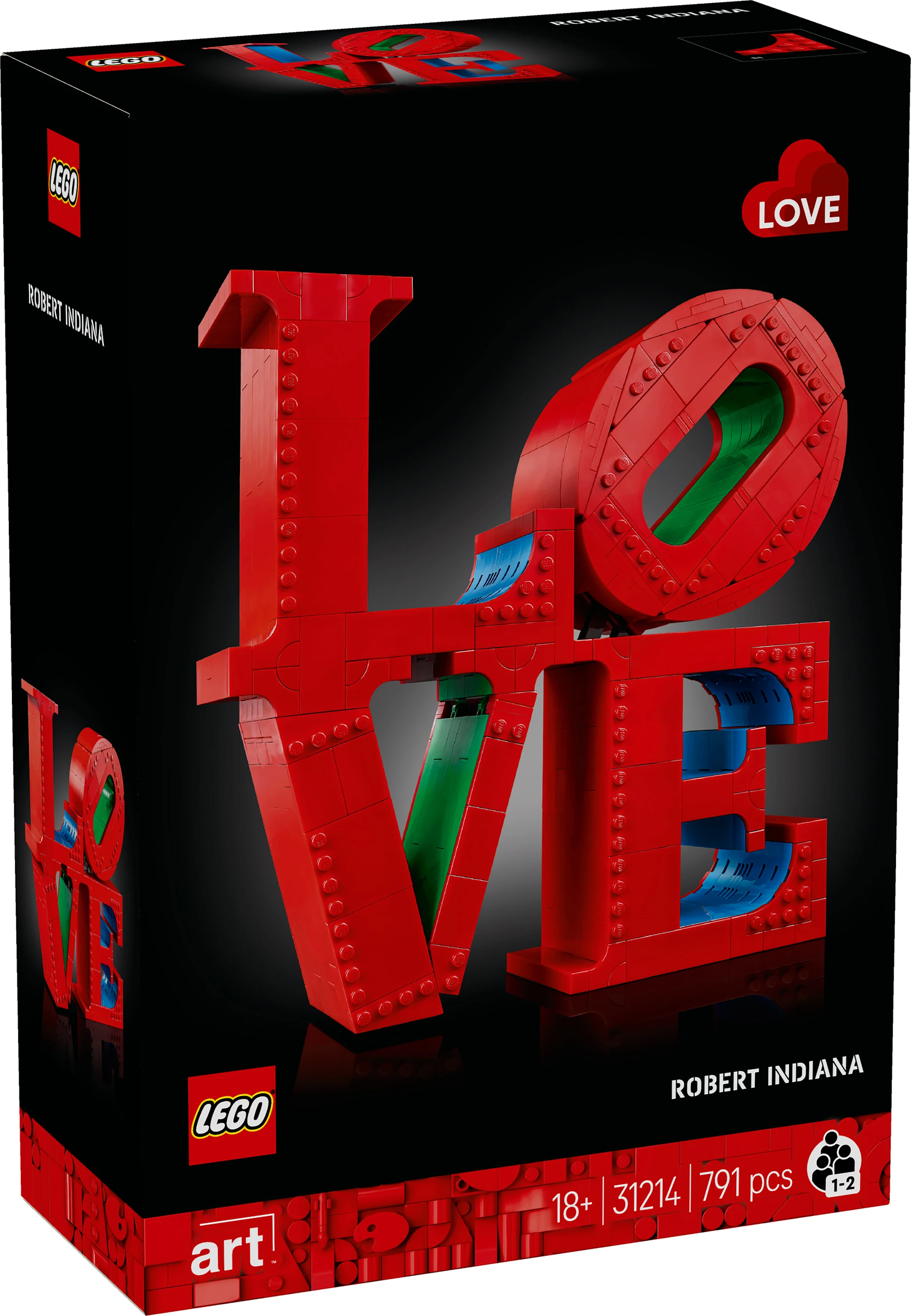 Tuotekuva ille LOVE LEGO® ART (31214)
