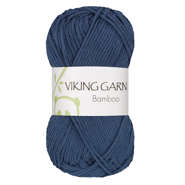 Bamboo 50 g tummansininen Viking Garn