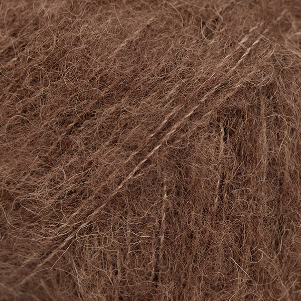 Brushed Alpaca Silk Uni Colour Garn 25 g Chocolate 38 Drops