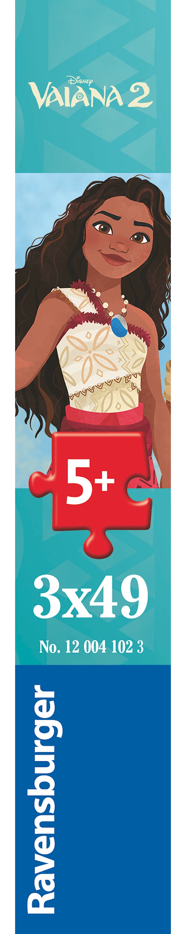 Produktbild 3 för Disney Vaiana 2 3x49p Ravensburger