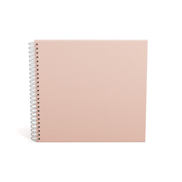 Tuotekuva 2 - Valokuva-albumi Dusty Pink Valkoisilla Lehdyköillä 35x31,5cm Bigso Box of Sweden